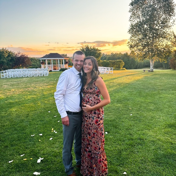 Hutch Mauve Floral V-Neck Maxi Jumpsuit - Picture 3 of 9